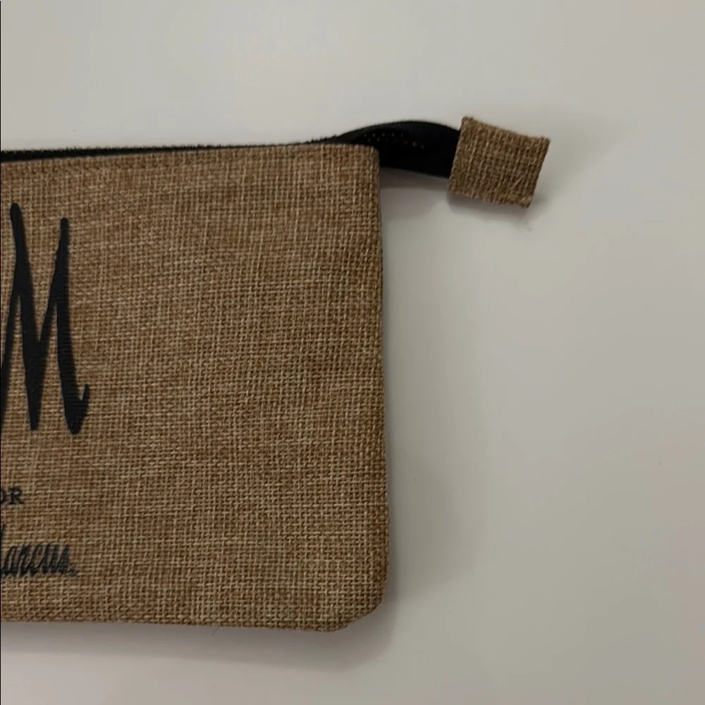 Apple & Bee for Neiman Marcus Pouch Brown Pouch with Gold Zipper